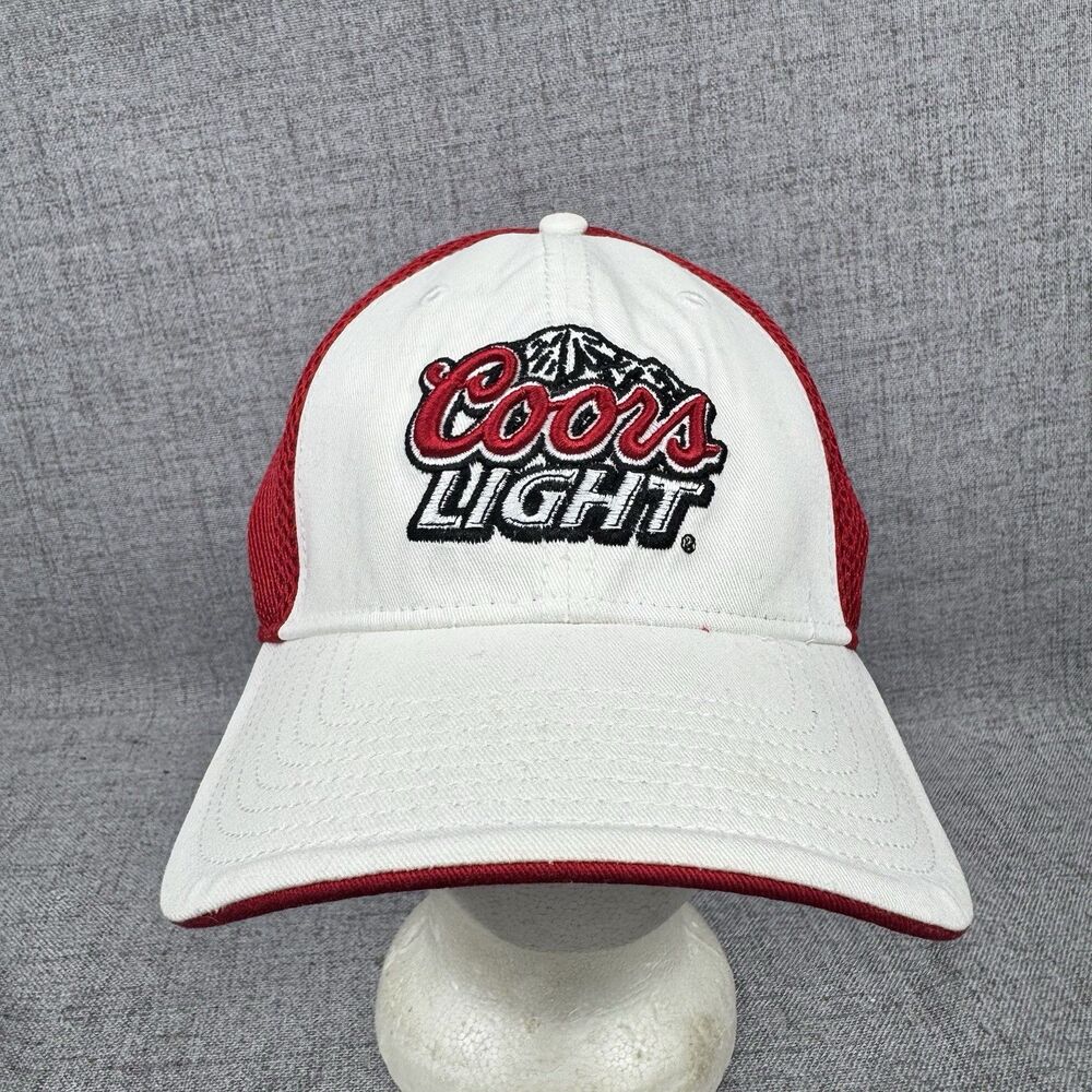 Coors Light Trucker Cap OSFM Embroidered Beer Drinking Fitted Hat